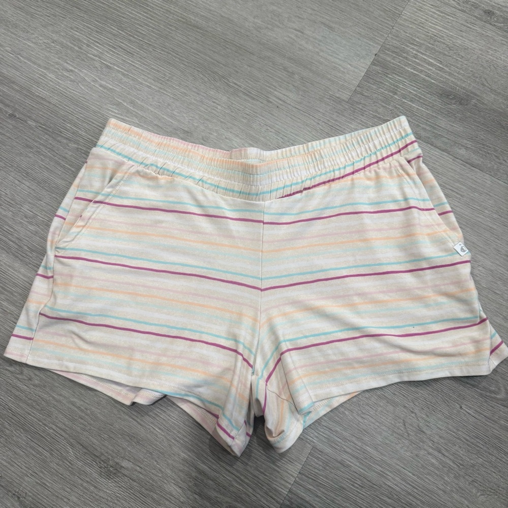 Jockey Women's Pastel Striped Pajama Shorts